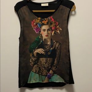 Zara W&B collection made in Portugal top sz M